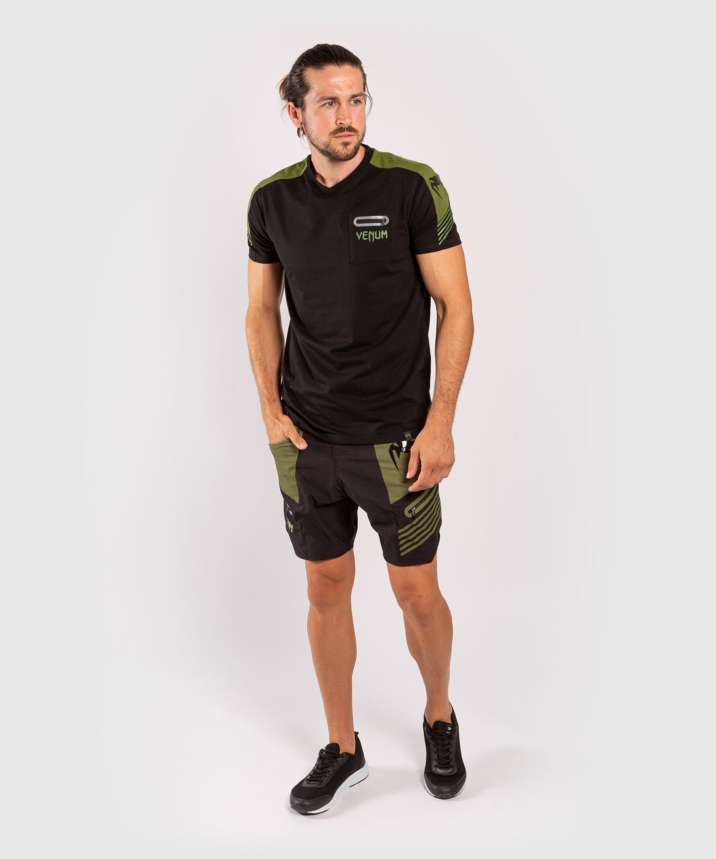 Venum Cargo T-shirt - Zwart/Groen