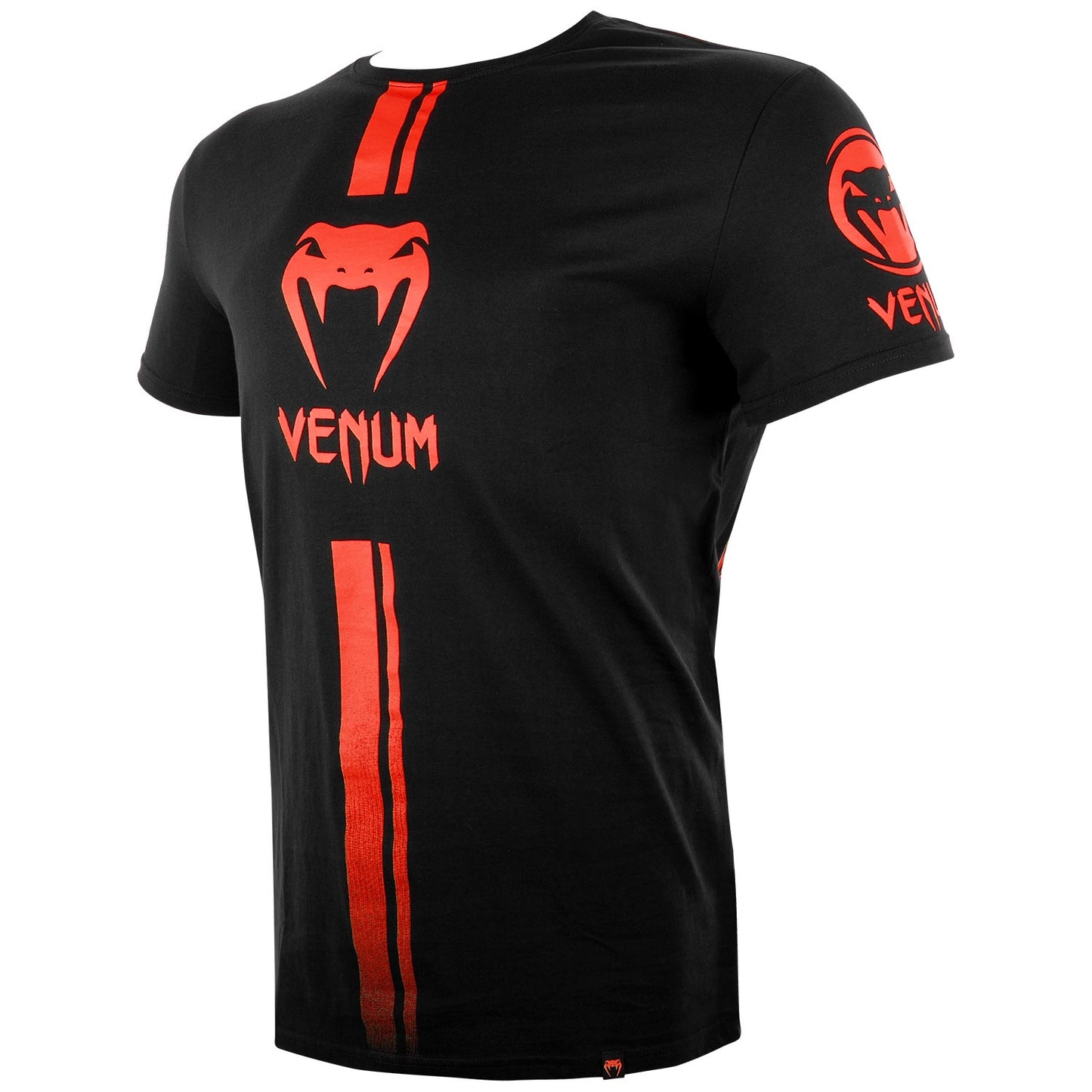 Venum Logos T-shirt - Zwart/Rood