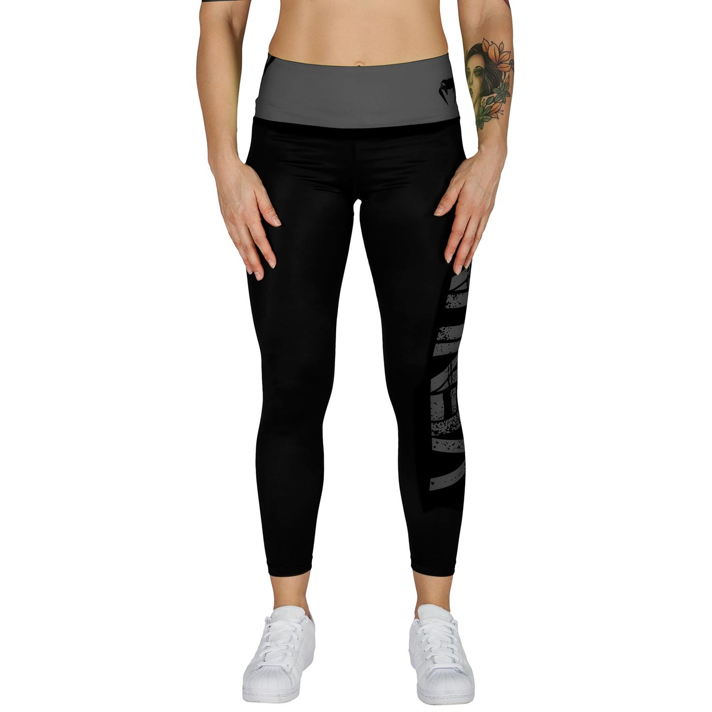 Venum Power Leggings - Zwart/Grijs