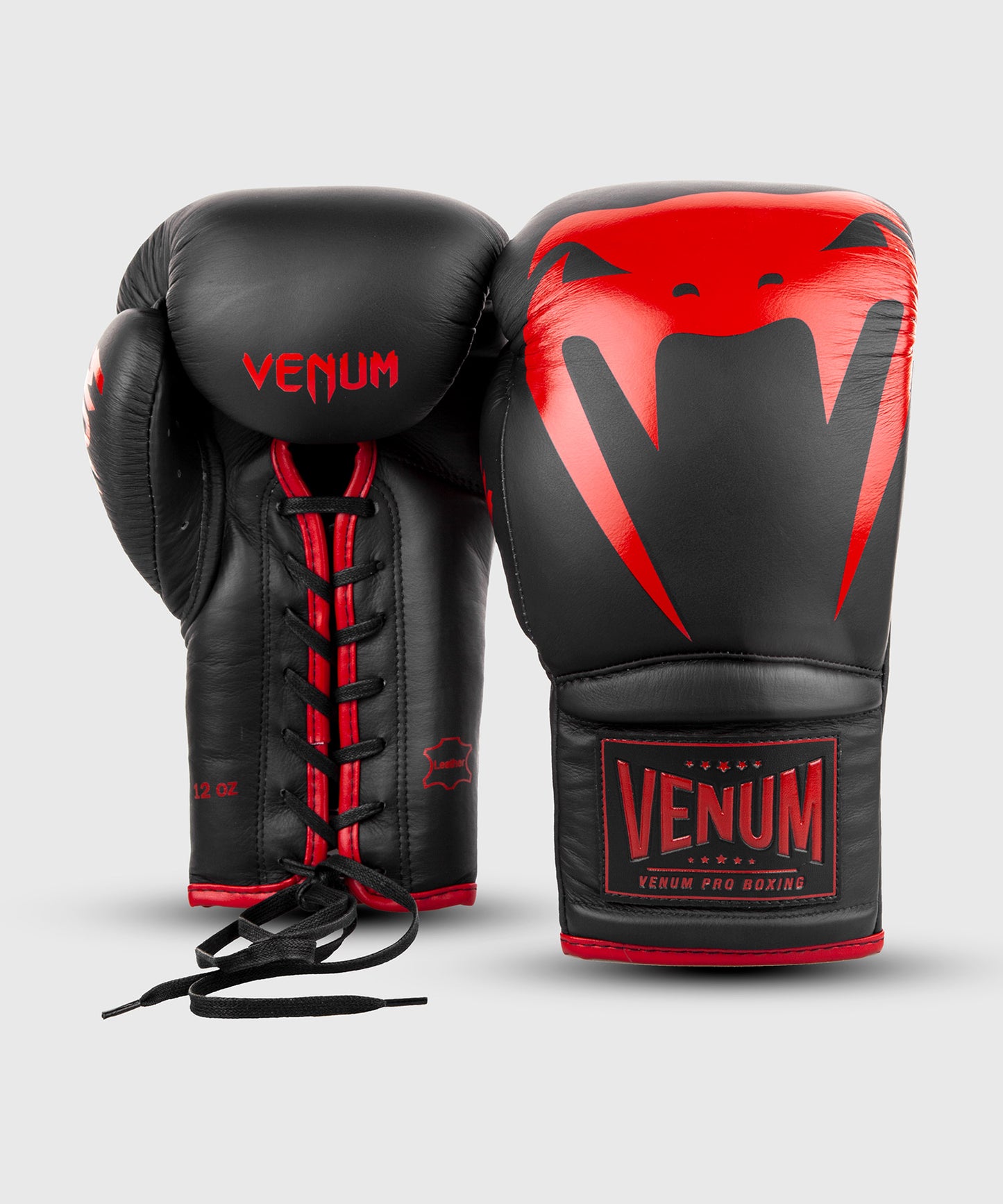 Venum Giant 2.0 Pro bokshandschoenen - met veters - Zwart/Rood