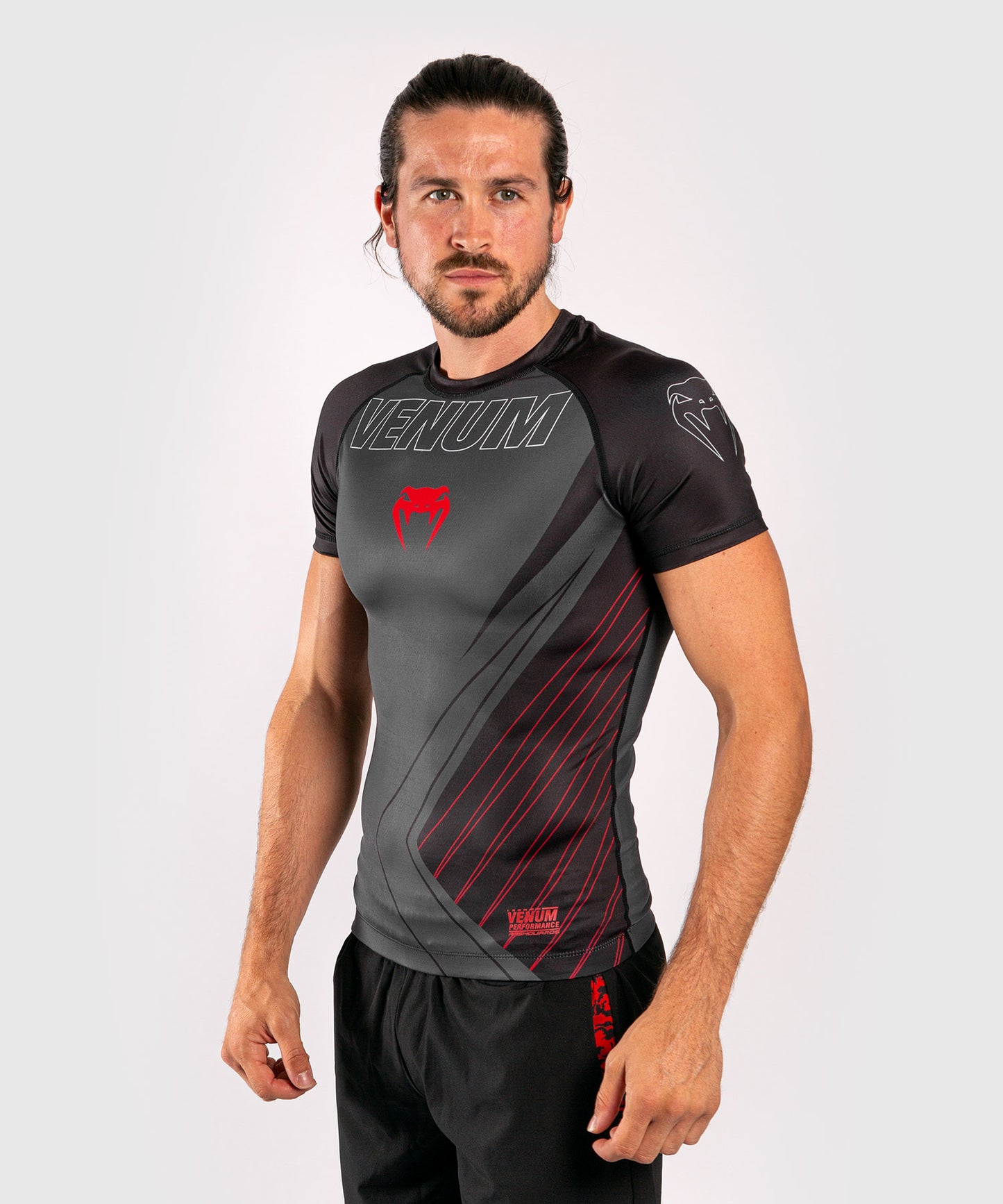 Venum Contender 5.0 Rashguard - Korte mouwen - Zwart/Rood