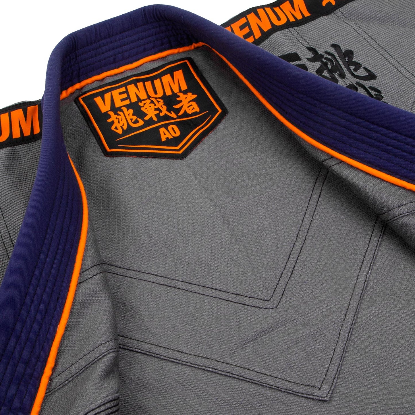 Venum Challenger 4.0 BJJ Gi - (inclusief tas) - Grijs/Marineblauw