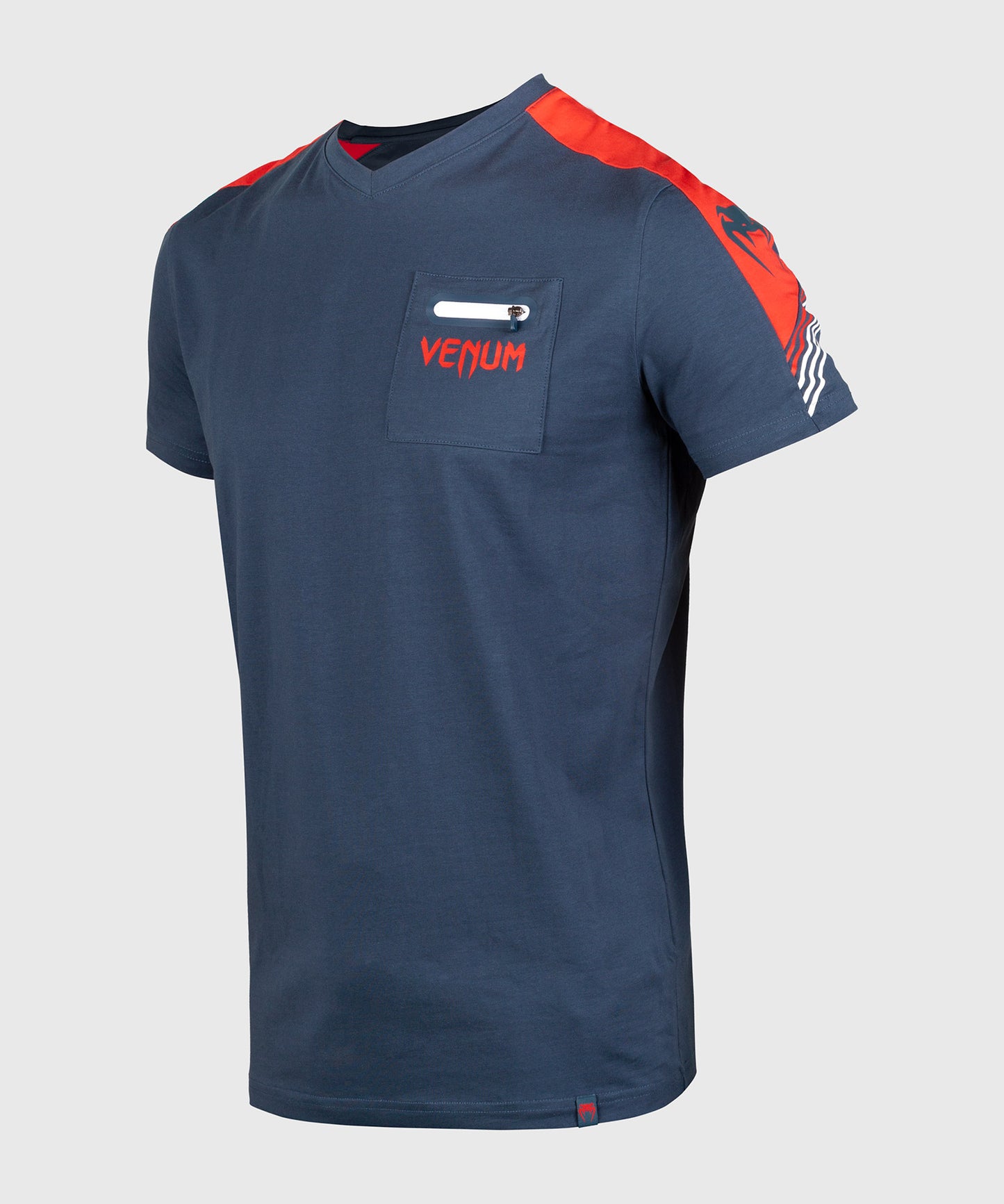 Venum Cargo T-shirt - donkerblauw_rozerood_wit
