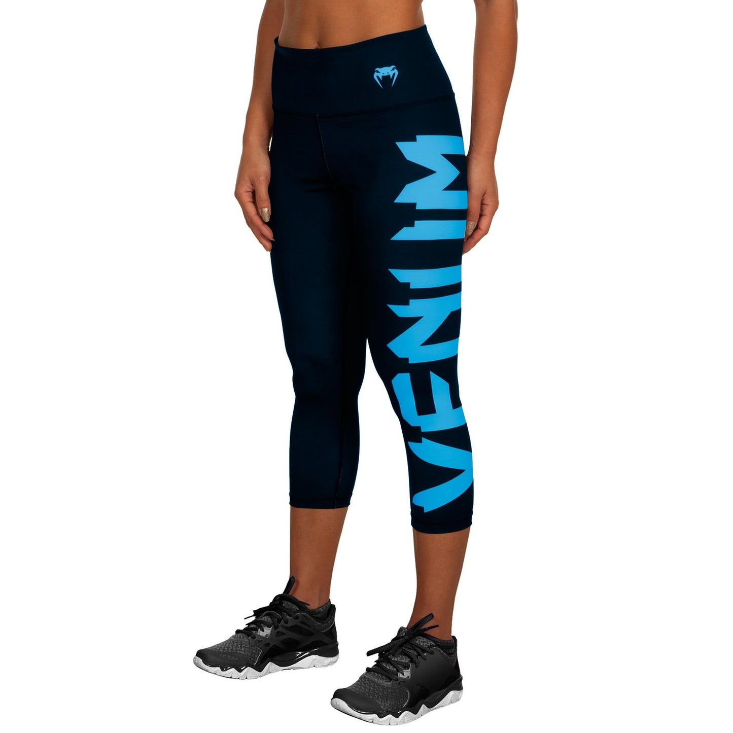 Venum Giant Geknipte Legging - Zwart/Blauwgroen