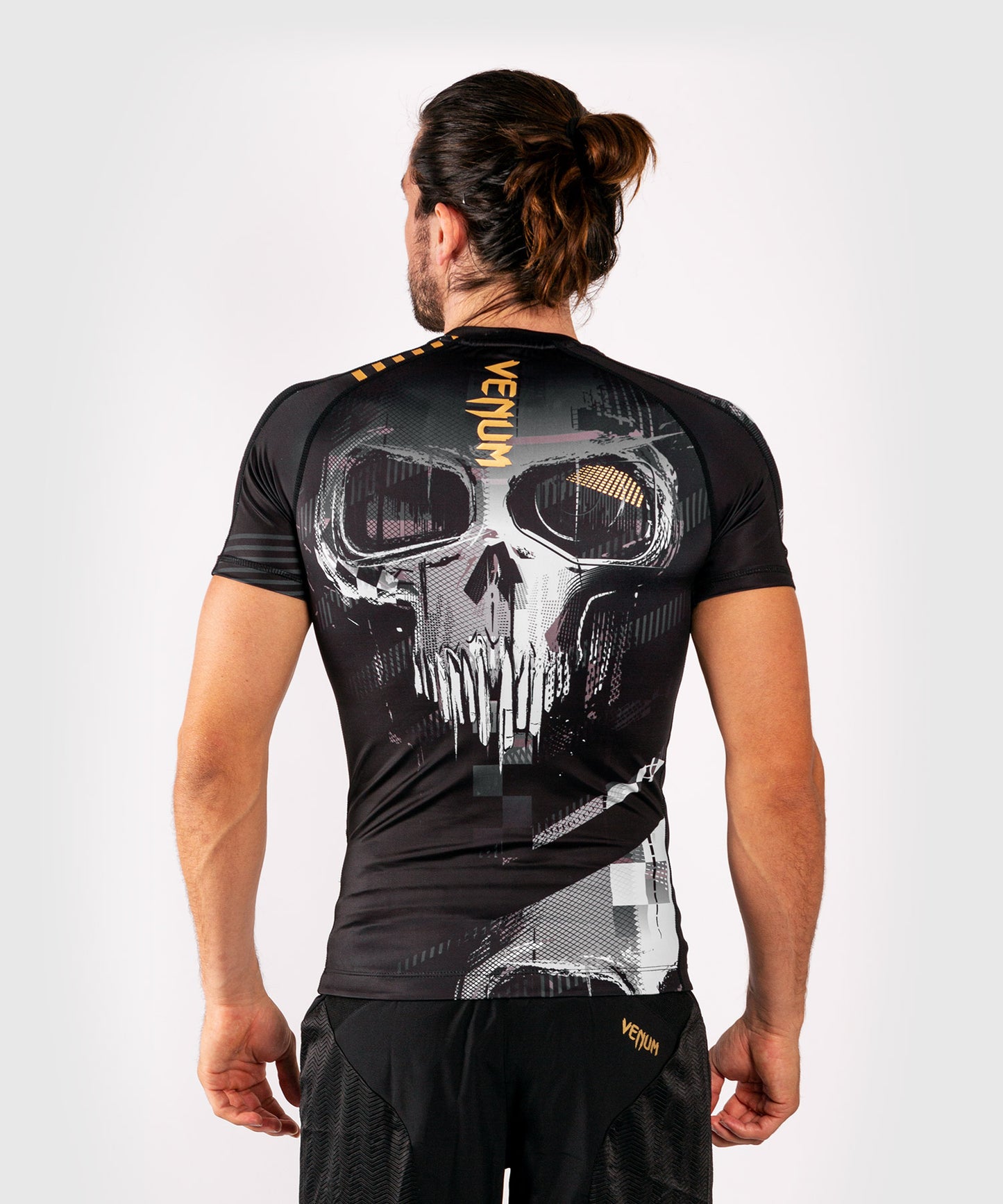 Venum Skull Rashguard - korte mouwen - Zwart