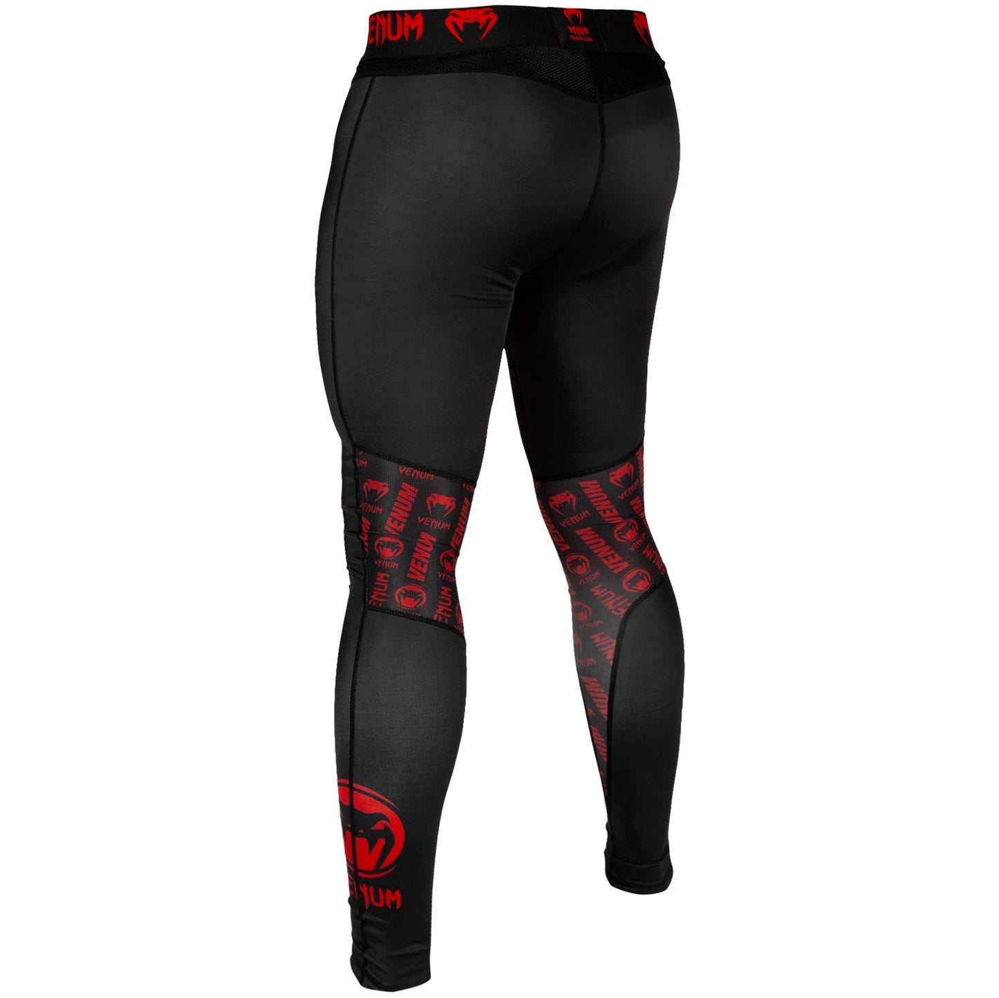 Venum Logos Spats - Zwart/Rood