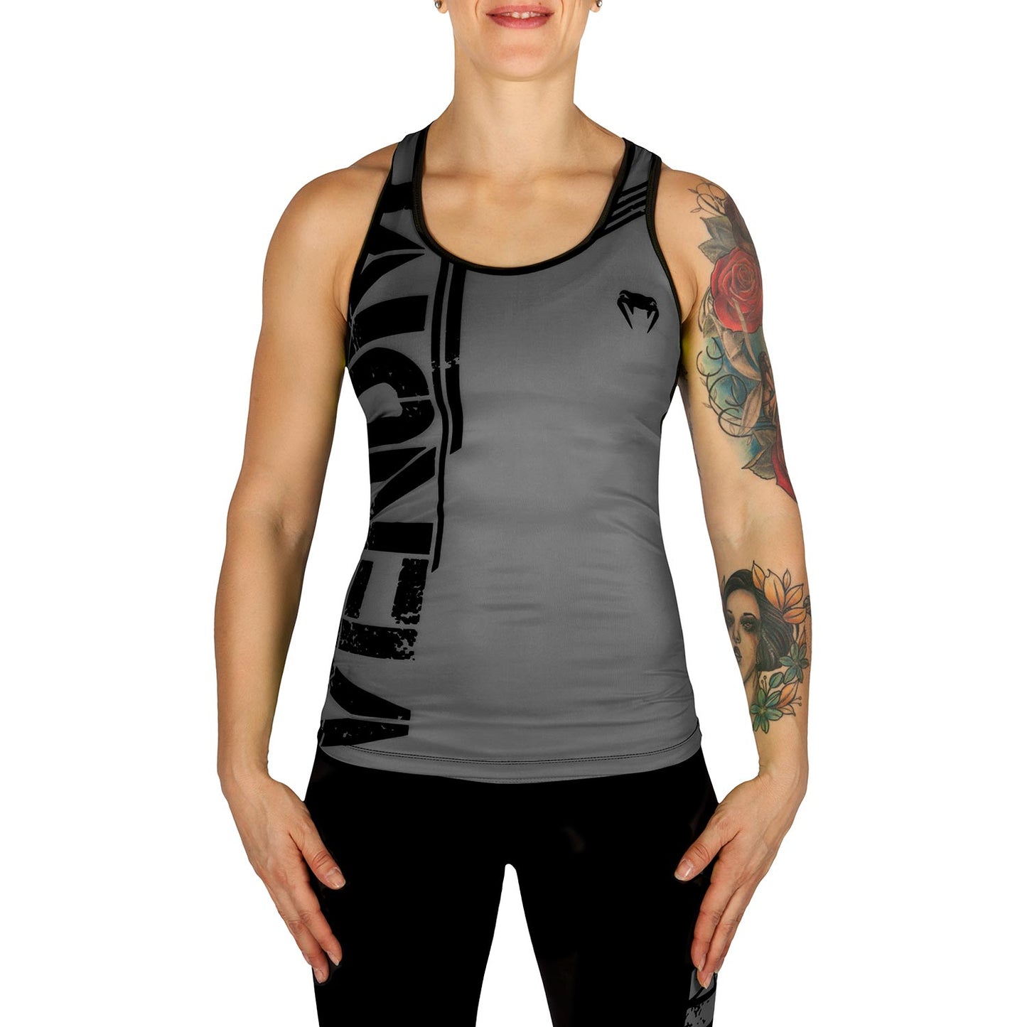 Venum Power Tank Top - Grijs/Zwart
